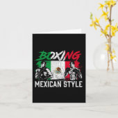 Carte Boxer Mexicain Boxer (Fleur jaune)