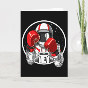 Carte Boxeur de Muay Thai de boxe astronautique Kickboxi