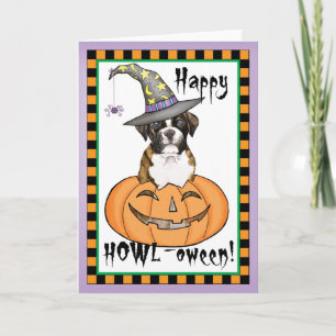 Carte Boxeur Halloween