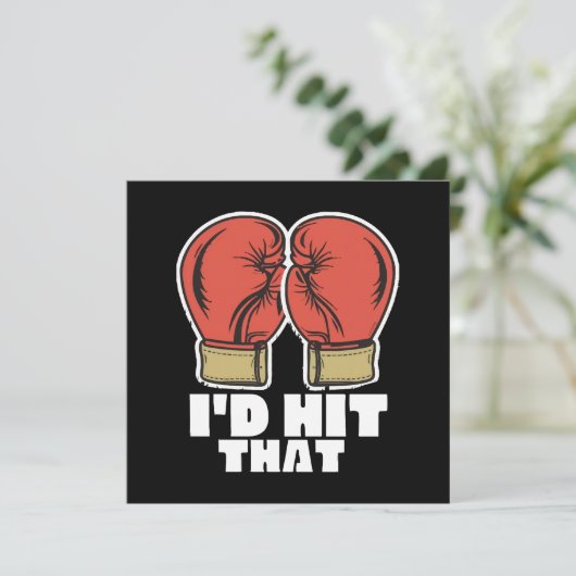 Carte Boxing gloves (Debout devant)