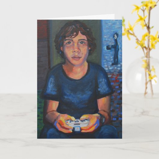 Carte Boy and his (Fleur jaune)