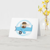 Carte Boy Pilot Tshirts and Gifts (Fleur jaune)