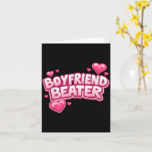 Carte Boyfriend Beater Funny Tee  (Fleur jaune)