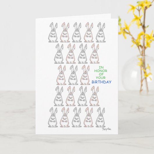 Carte Boynton 21 BUN SALUTE (Fleur jaune)