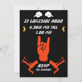 Carte Boys Trick Scooter Anniversaire (Dos)