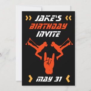 Carte Boys Trick Scooter Anniversaire