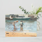 Carte Boys Wading | Winslow Homer (Debout devant)