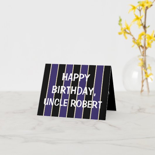 Carte BP Stripes (Fleur jaune)