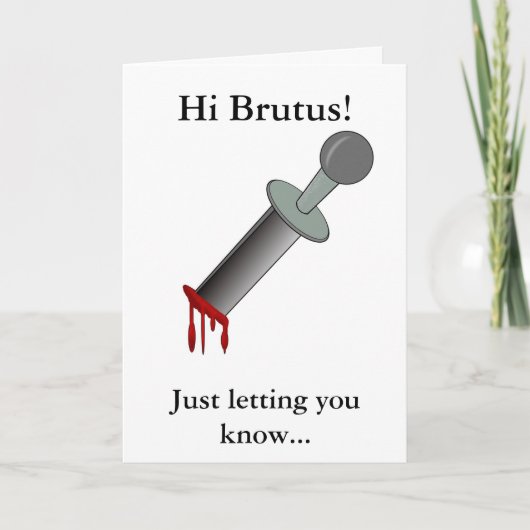 Carte BR Greeting Card (Devant)