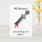 Carte BR Greeting Card (Fleur jaune)