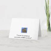 Carte bracelet jumeau empilé félicitations (Dos)