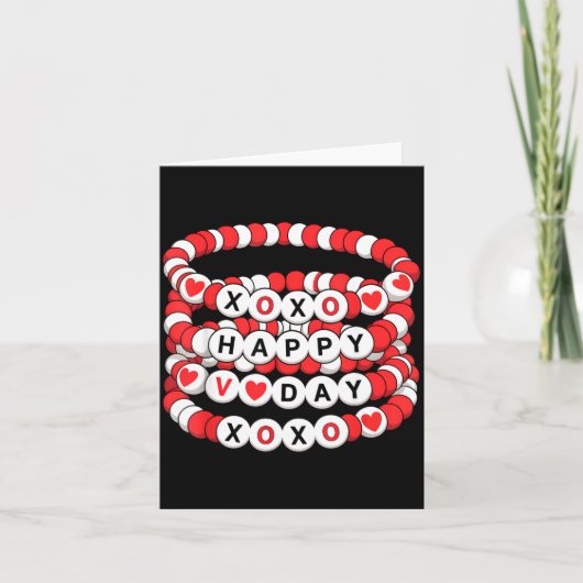 Carte Bracelets d'amitié de la Saint-Valentin Femmes K (Devant)