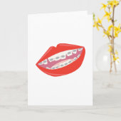 Carte Bracelets dents (Fleur jaune)