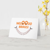 Carte Braces Félicitations - Hello Braces Smile Tanger (Fleur jaune)