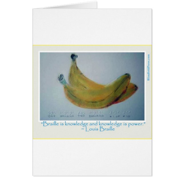 Carte Braille #2 (Devant)