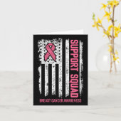 Carte Braille Cancer Shirts Support Squad Breast Cancer (Fleur jaune)