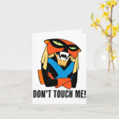 Carte Brak Dont Touch Me  (Fleur jaune)