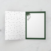 Carte Branche de sapin de Noël (Intérieur)