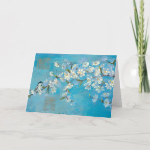 Carte Branches à fleurs