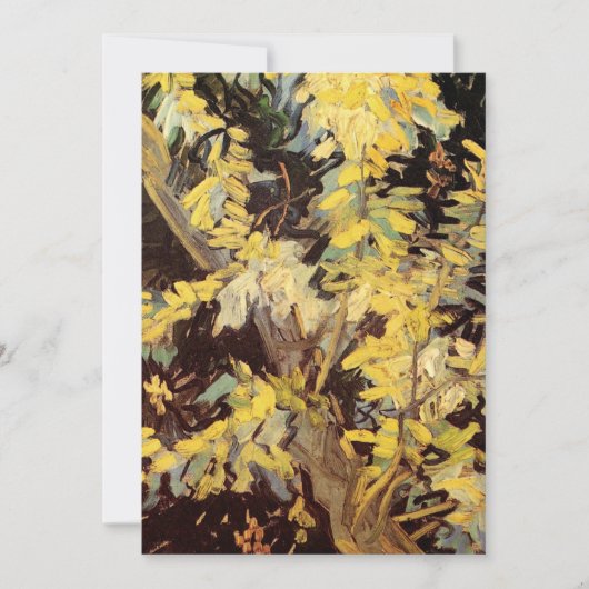 Carte Branches d'acacia en fleurs par Vincent van Gogh (Devant)