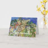 Carte Branches de châtaignes en fleurs, Van Gogh. (Fleur jaune)