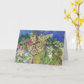 Carte Branches de châtaignes en fleurs, Van Gogh. (Fleur jaune)