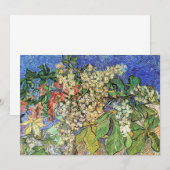 Carte Branches de châtaignes florissantes par Vincent va (Devant / Derrière)