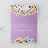 Carte Branches de tangerine Fleurs Citrus de couronne de (Intérieur)