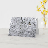 Carte Branches de vinerie congelées (Fleur jaune)