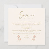 Carte Branches élégantes et tendance Mariage 3 Photos (Dos)