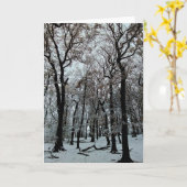 Carte Branches et arbres (Fleur jaune)