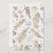 Carte Branches et pin (Dos)