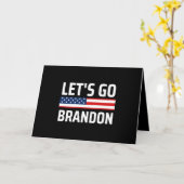 Carte Brandon chant joe biden (Fleur jaune)
