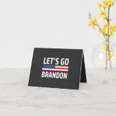 Carte Brandon chant joe biden (Fleur jaune)
