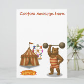 Carte Brandon, l'ours fort du cirque (Debout devant)