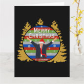 Carte Brandon Noël Trump Snowflake Holiday (Fleur jaune)