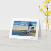 Carte Brant Point Lighthouse Scene (Fleur jaune)