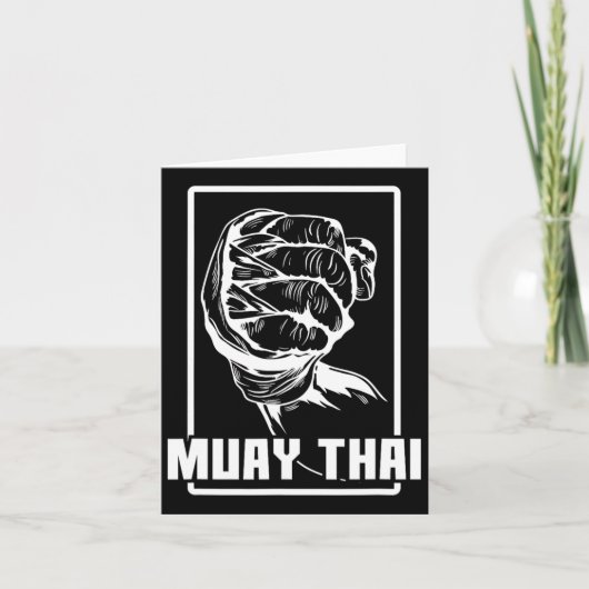 Carte Bras de boxe thaïlandaise (Devant)