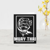 Carte Bras de boxe thaïlandaise (Fleur jaune)