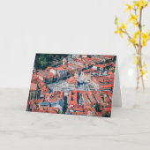 Carte Brasov, paysage urbain roumain, (Fleur jaune)