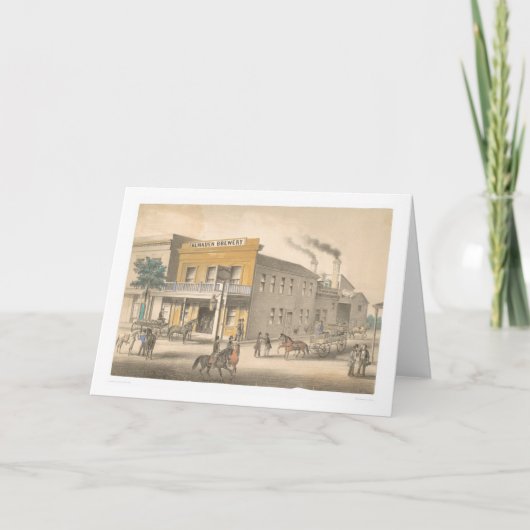 Carte Brasserie Almaden (0017B) (Devant)