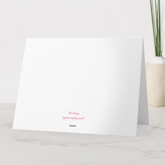 Carte Brave Bunny (Dos)