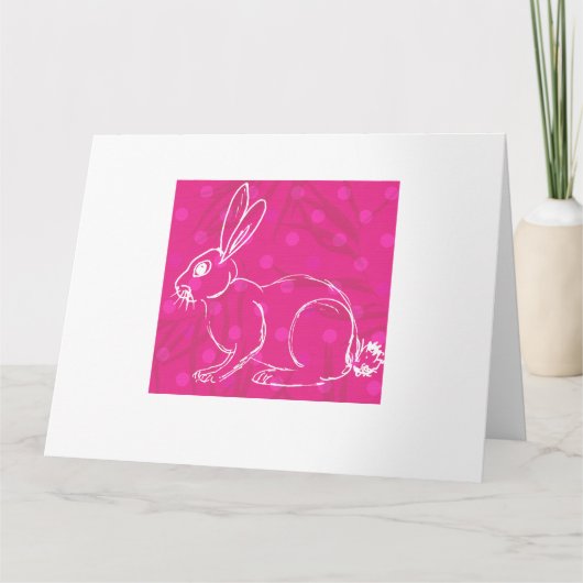 Carte Brave Bunny (Devant)