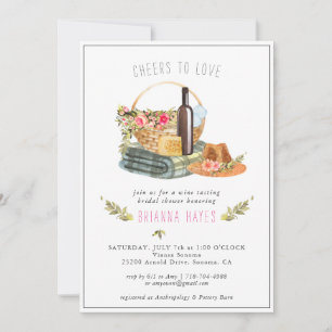 Carte Bravo à l'amour   Fête des mariées de dégustation 