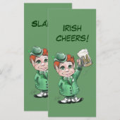 Carte Bravo irlandais ! Marque-page (Devant / Derrière)