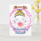 Carte Bravo ! pour Young Ballerinas (Fleur jaune)