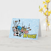 Carte bravo - tandem skydive (Fleur jaune)