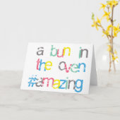 Carte Bravo, vous êtes enceinte (Fleur jaune)