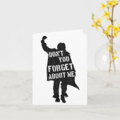 Carte Breakfast Club Don't You Forget About Me Silhouett (Fleur jaune)