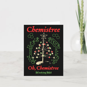 Carte Breaking Bad Oh Chemistree Noël Science Drôle